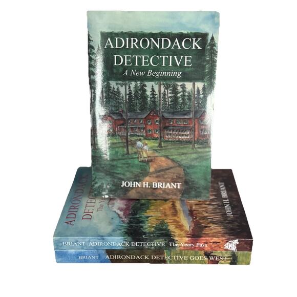John Briant The Adirondack Detective Series Lot of 3 Trade Paperback One Signed - Picture 1 of 16